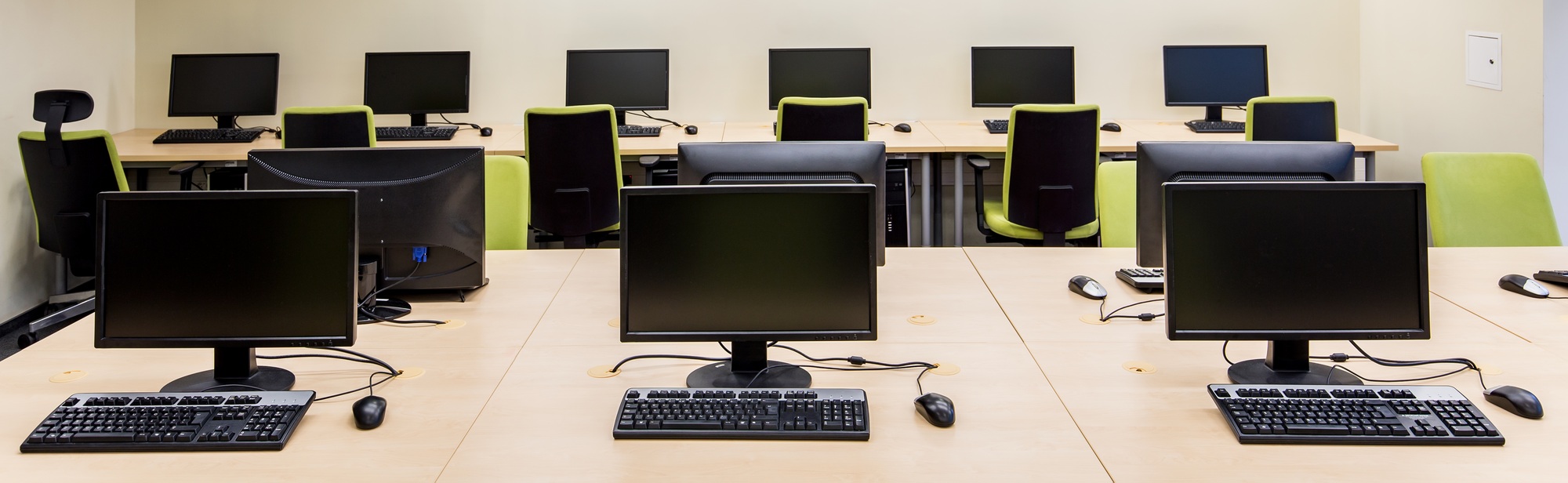 Computer room for the IT students